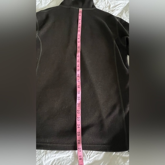 Lowe Alpine Women's Brown Quarter Zip Wool Blend Polartec Active Sweater Medium - Picture 10 of 14